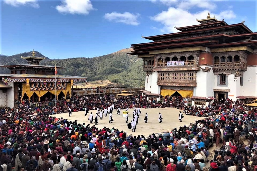 black-necked-crane-festival bhutan