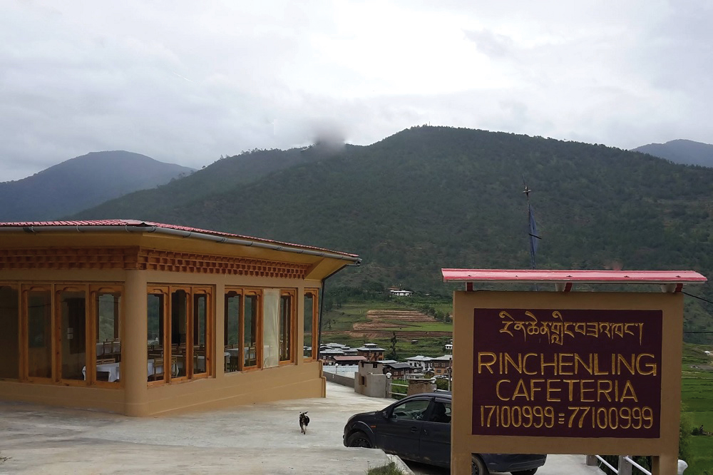 Rinchenling Cafeteria Punakha Bhutan